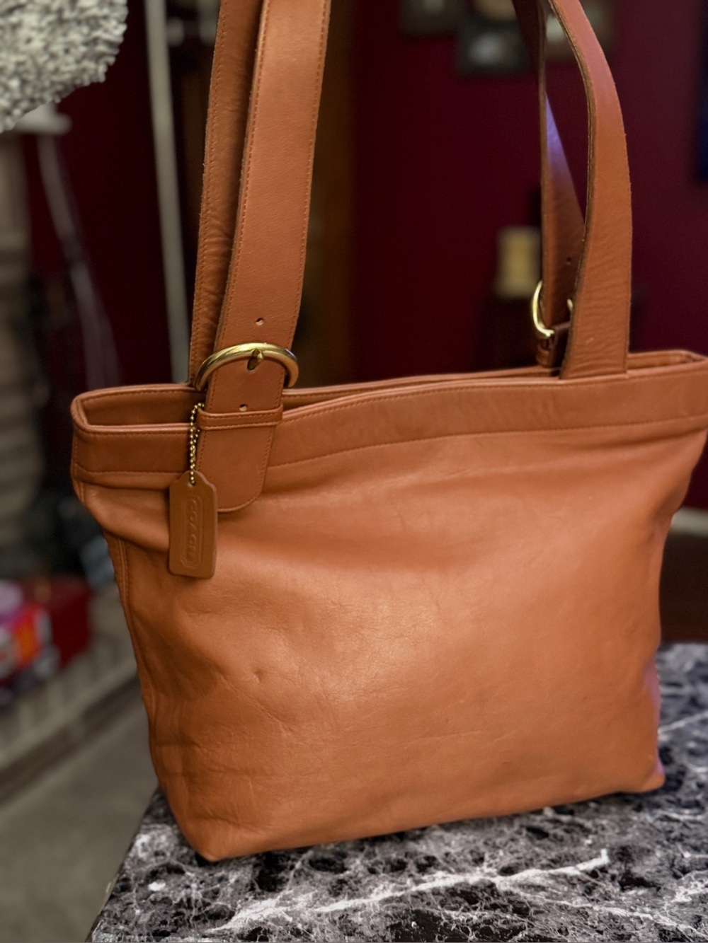 Vintage Coach Lafayette Tote in British Tan  #4140
